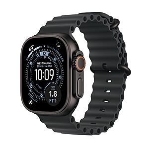 [Used-Like New] 49mm Apple Watch Ultra 3 (GPS + Cellular) Smartwatch w/ Titanium Case, Black Ocean Band $587.56 @Amazon